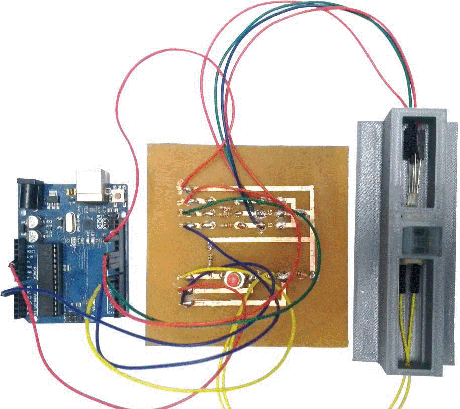 Development Of A Low Cost Colorimeter Like For Undergraduate Classes