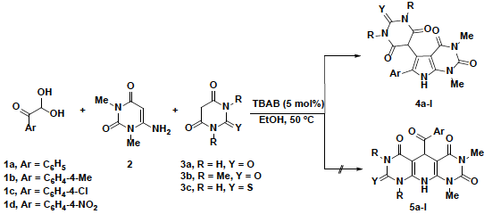 One Pot Three Component Synthesis Of Pyrrolo 2 3 D Pyrimidine Derivatives