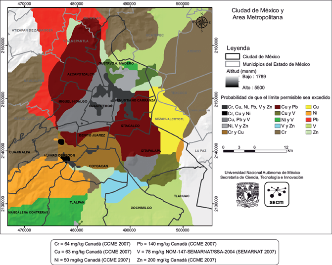 Identificaci N De Las Zonas Contaminadas Con Metales Pesados En El