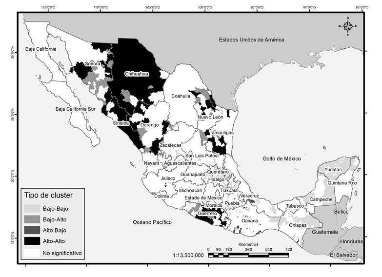 Geografía Del Terror Homicidios Y Desapariciones Forzadas En Los Municipios De México 2006 2017 3352